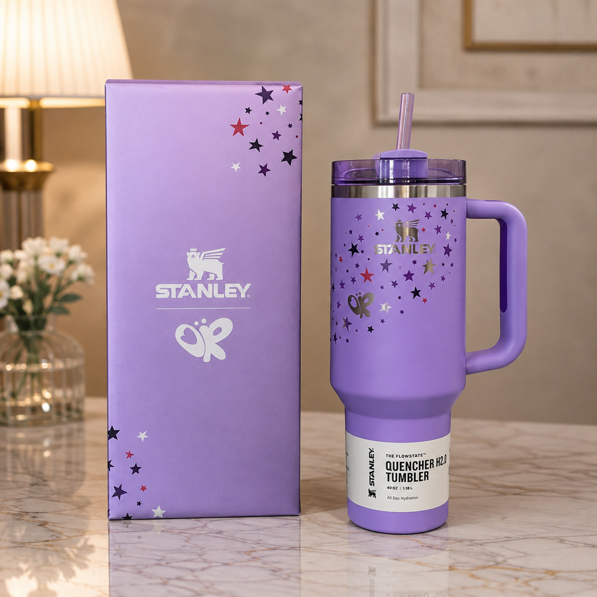 Stanley x Olivia Rodrigo 40oz Quencher Tumbler NEW Limited Release Sealed In Box