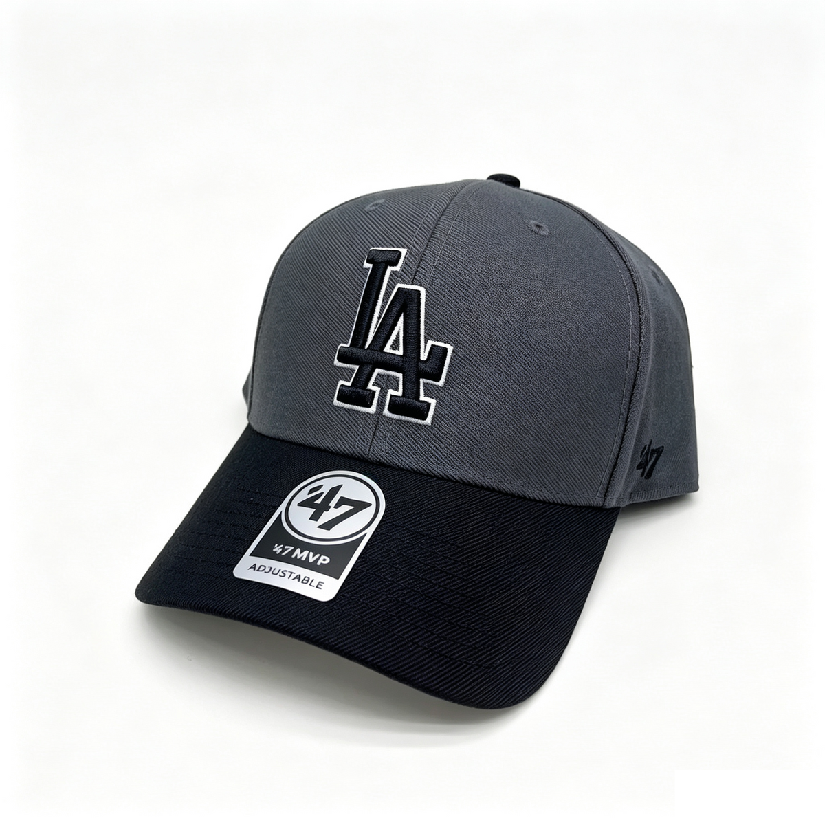'47 MVP LA Dodgers Grey & Black Two-Tone Cap