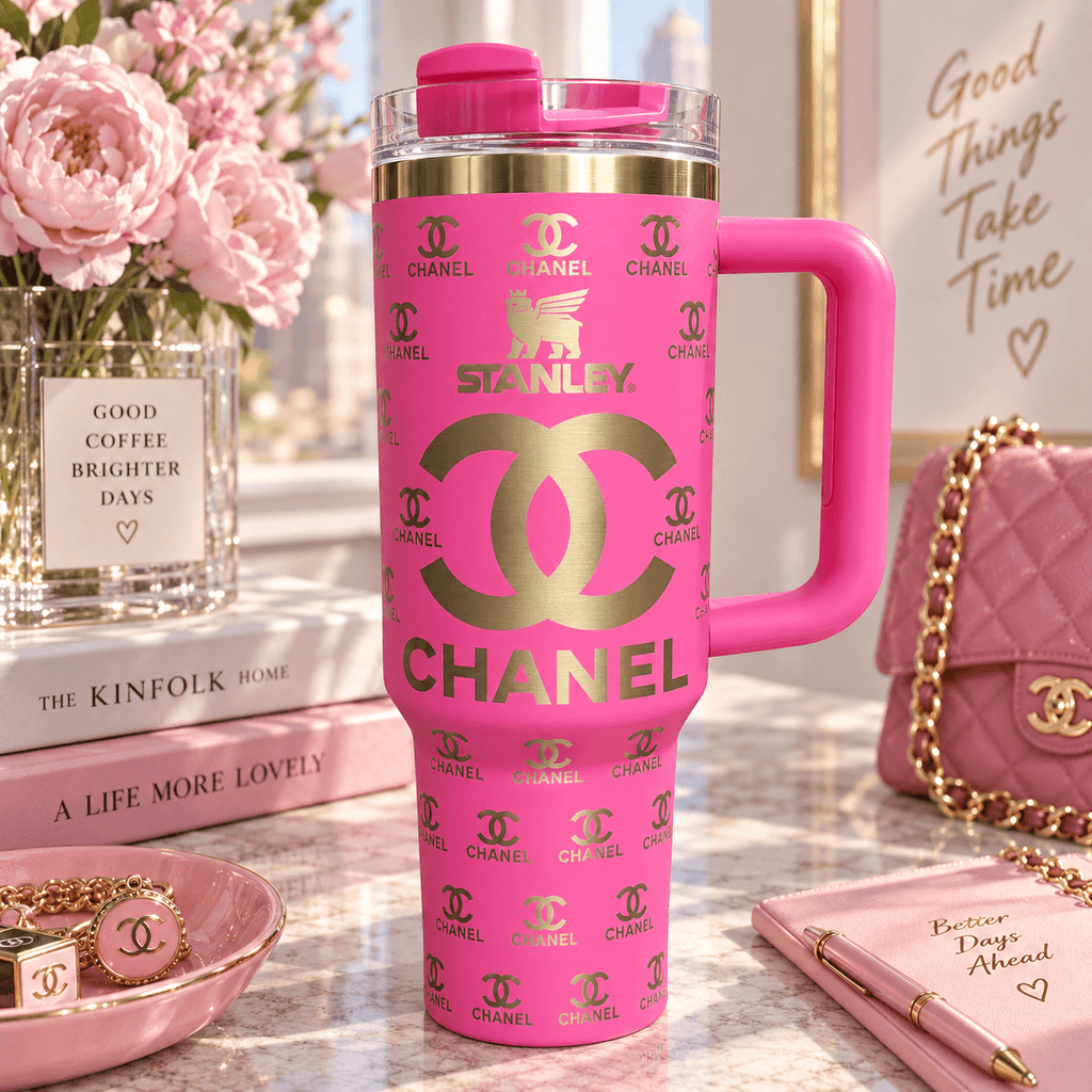 Monogram 40oz Travel Tumbler