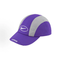 Air Max Mesh 5 Panel Cap, Purple & Grey Sport Running Hat Adjustable Strap